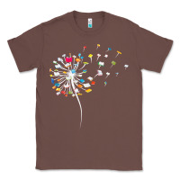 Chestnut Womens Funny Dandelion Books Gift For Reading Lover Women Girls V-Neck Classic Tee - trangStudio