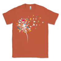 Copper Womens Funny Dandelion Books Gift For Reading Lover Women Girls V-Neck Classic Tee - trangStudio