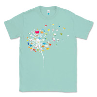 Seafoam Womens Funny Dandelion Books Gift For Reading Lover Women Girls V-Neck Classic Tee - trangStudio