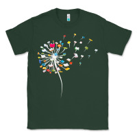 Sports Green Womens Funny Dandelion Books Gift For Reading Lover Women Girls V-Neck Classic Tee - trangStudio