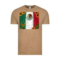 Vintage Coffee cactus sunflower mexican flag z Vintage Tee - Jasminsmagicworld