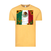 Vintage Mustard cactus sunflower mexican flag z Vintage Tee - Jasminsmagicworld