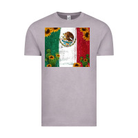 Vintage Zinc cactus sunflower mexican flag z Vintage Tee - Jasminsmagicworld