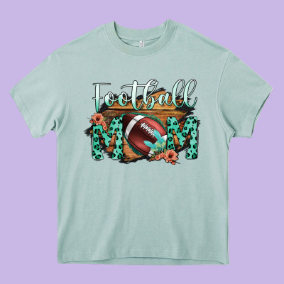 Football Mom Heavy Core Tee Designed By Bettercallsaul