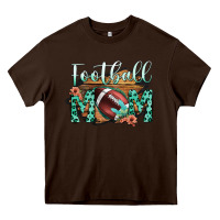 Chocolate Brown Football Mom Heavy Core Tee - Bettercallsaul