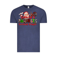 Vintage Denim santas favorite  football player Vintage Tee - CowGirlArtShop