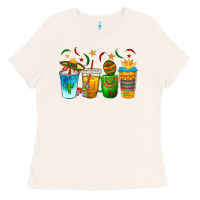 Bone Cinco de Mayo Coffee Cups Ladies Tee - texasbilliewilder