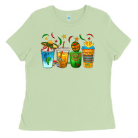 Matcha Cinco de Mayo Coffee Cups Ladies Tee - texasbilliewilder