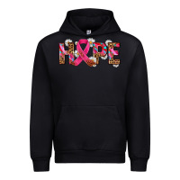 Black hope and cancer ribbon Urban Hoodie - AdoDesignShop