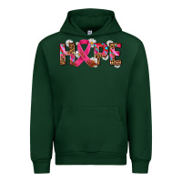Forest Green hope and cancer ribbon Urban Hoodie - AdoDesignShop