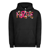 Pigment Black hope and cancer ribbon Urban Hoodie - AdoDesignShop