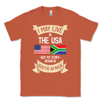 Copper South Africa American Flag USA South African Roots Gifts Classic Tee - trangStudio