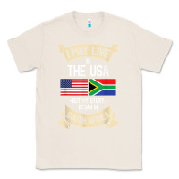 Natural South Africa American Flag USA South African Roots Gifts Classic Tee - trangStudio