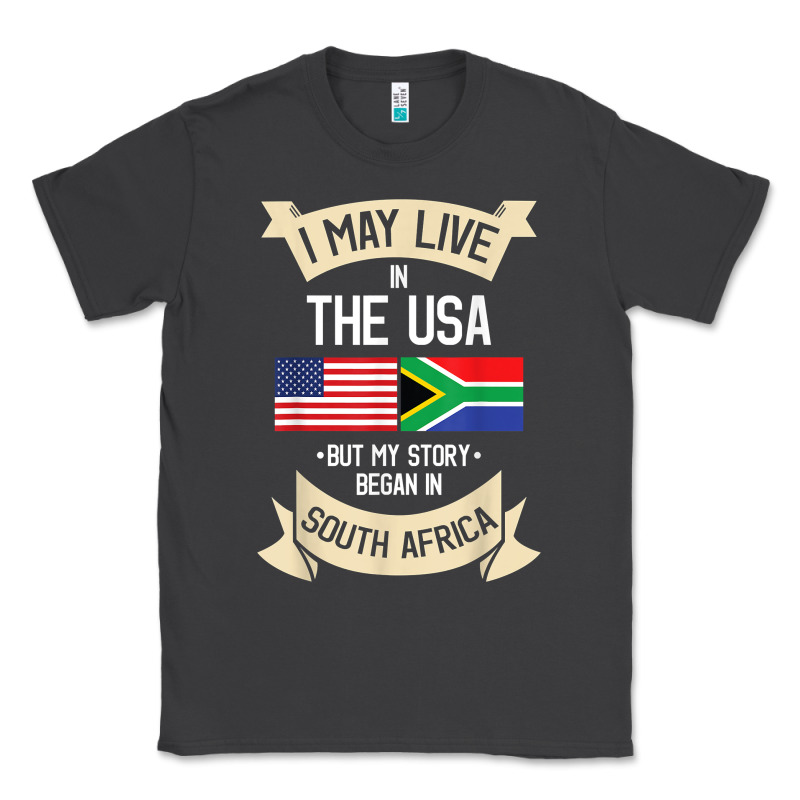 South Africa American Flag Usa South African Roots Gifts Classic Tee by trangStudio | Teevron