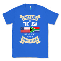 True Royal South Africa American Flag USA South African Roots Gifts Classic Tee - trangStudio