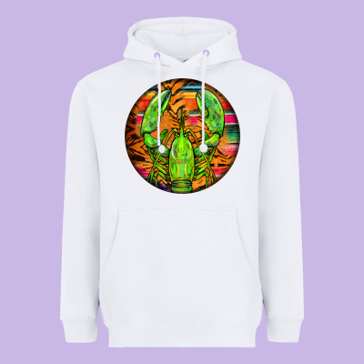 Lobster Heavyweight Hoodie Designed By Barkaloodesign