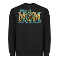Black being a mom makes my life complete Heavyweight Sweatshirt - SublimationCraftShop