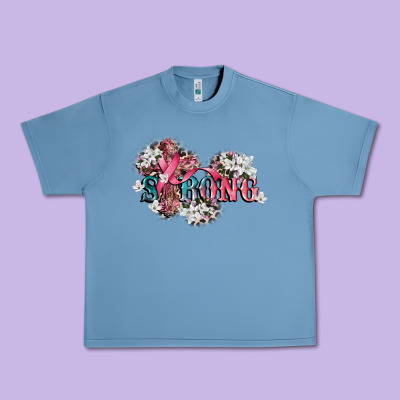 Strong Cancer Awareness 12 Inches 300 Dpi Urban Heavy Tee Designed By Cowgirlartshop