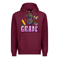 Burgundy Third Grade Premium Hoodie - RanaPortraitStore