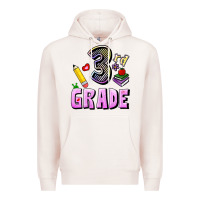 Pale Pink Third Grade Premium Hoodie - RanaPortraitStore