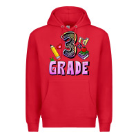 Red Third Grade Premium Hoodie - RanaPortraitStore