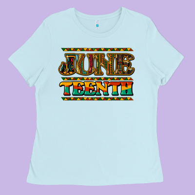 Juneteenth Ladies Tee Designed By Nancycooperartshop