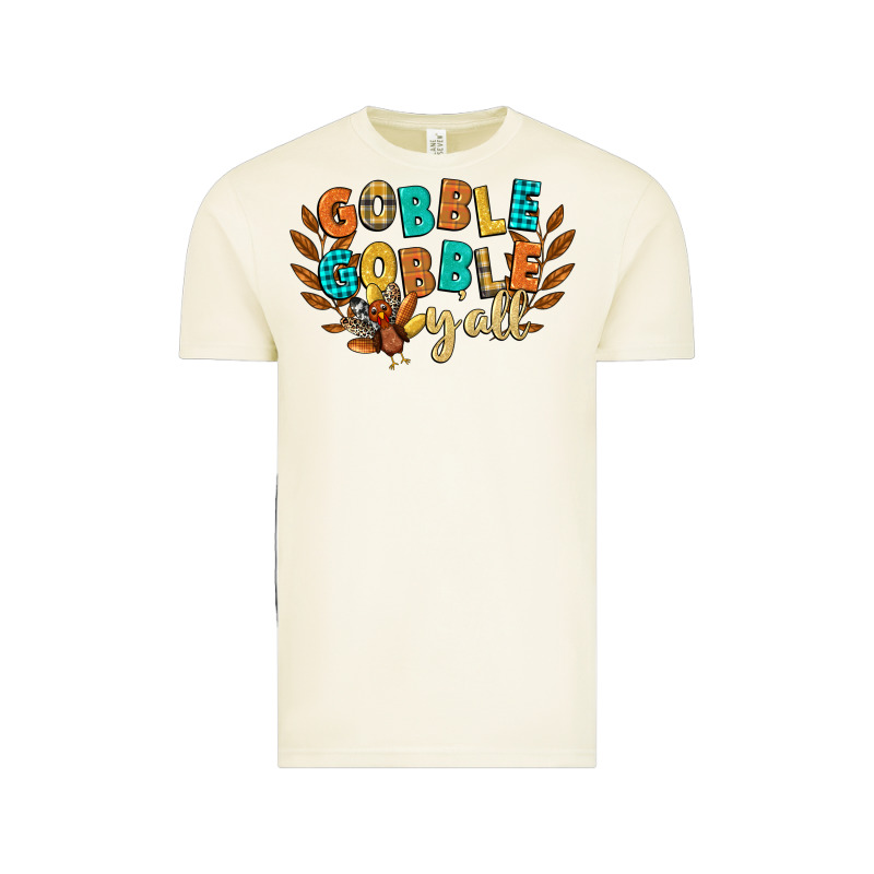 Gobble Gobble Yall Vintage Tee by CowGirlArtShop | Teevron
