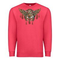 Cardinal native dream catcher with owl Premium Sweatshirt - BarkalooDesign