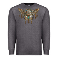 Charcoal Heather native dream catcher with owl Premium Sweatshirt - BarkalooDesign