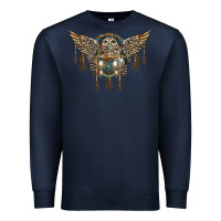Navy native dream catcher with owl Premium Sweatshirt - BarkalooDesign