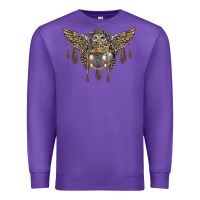 Purple native dream catcher with owl Premium Sweatshirt - BarkalooDesign