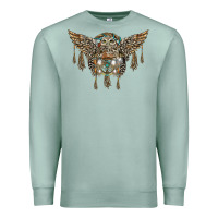 Seafoam native dream catcher with owl Premium Sweatshirt - BarkalooDesign