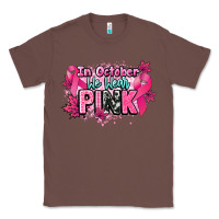 Chestnut In October we wear pink Cancer Awareness Classic Tee - HowdyJamesFarm
