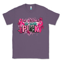 Lavender In October we wear pink Cancer Awareness Classic Tee - HowdyJamesFarm