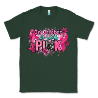 Sports Green In October we wear pink Cancer Awareness Classic Tee - HowdyJamesFarm