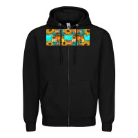 Black it's fall y'all Zipper Hoodie - Artiststas