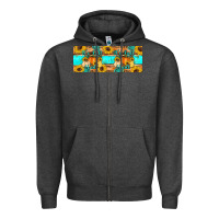 Charcoal Heather it's fall y'all Zipper Hoodie - Artiststas