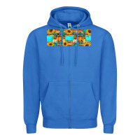True Royal it's fall y'all Zipper Hoodie - Artiststas