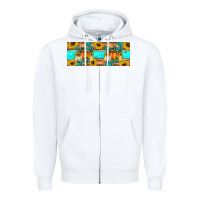 White it's fall y'all Zipper Hoodie - Artiststas