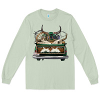 Matcha cowhide and hunter truck olivia Long Sleeve Tee - OliviaCreatesArt