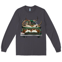 Smoke cowhide and hunter truck olivia Long Sleeve Tee - OliviaCreatesArt