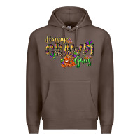 Coffee Happy crawdi Gras Premium Hoodie - LillyAllenDesigns