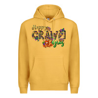 Mustard Happy crawdi Gras Premium Hoodie - LillyAllenDesigns