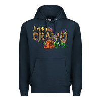 Navy Happy crawdi Gras Premium Hoodie - LillyAllenDesigns