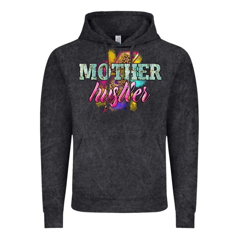 Mother Hustler Lightning Bolt Mother's Day Vintage Hoodie by HowdyJamesFarm | Teevron