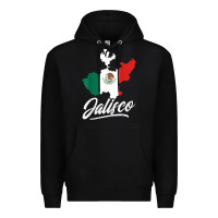Mexico Jalisco Mexican Flag Gift Premium Hoodie | Teevron