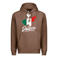 Chestnut Mexico Jalisco Mexican Flag Gift Premium Hoodie - trangStudio