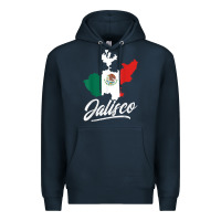 Navy Mexico Jalisco Mexican Flag Gift Premium Hoodie - trangStudio