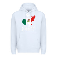 White Mexico Jalisco Mexican Flag Gift Premium Hoodie - trangStudio