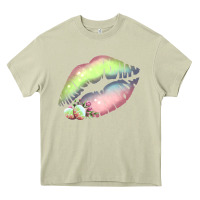 Mossy Pastel Color Easter Lips Heavy Core Tee - Bettercallsaul